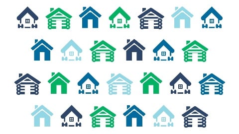 Graphics of different home types